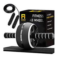 Ab Roller Wheel – 3-in-1 Ab Wheel Roller with Knee Mat and Jump Rope