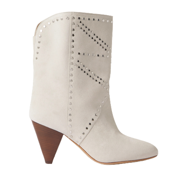 ISABEL MARANT Deezia studded suede ankle boots