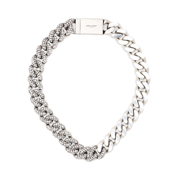 Saint Laurent Curb-Chain Necklace