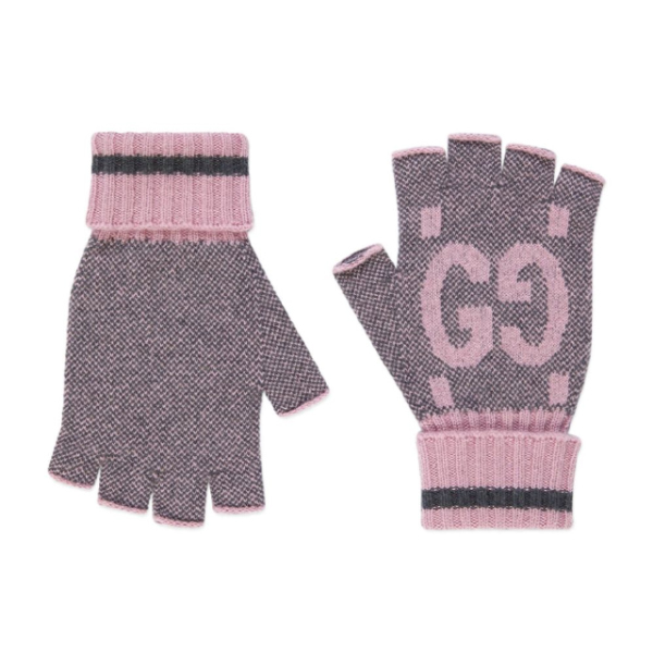GG Cashmere Fingerless Gloves