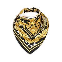 Шелковый шарф с принтом Baroque