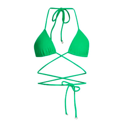 Faithfull the Brand Marzia Crossover-Tie Bikini Top