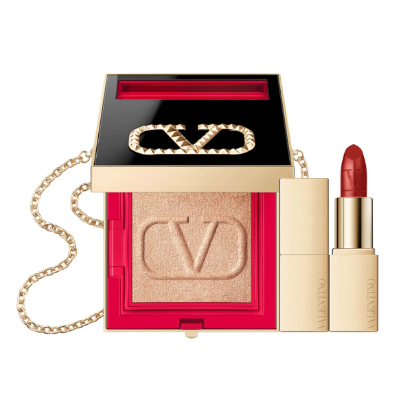 Surligneur Go-Clutch et mini rouge à lèvres Valentino